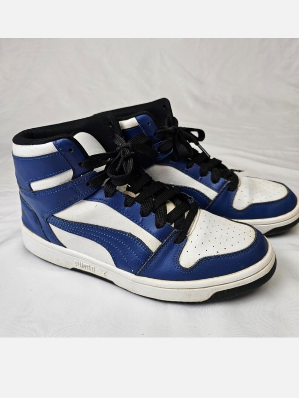 Puma Rebound Layup Dual 38978601 Mens White Lifestyle Sneakers Shoes 9